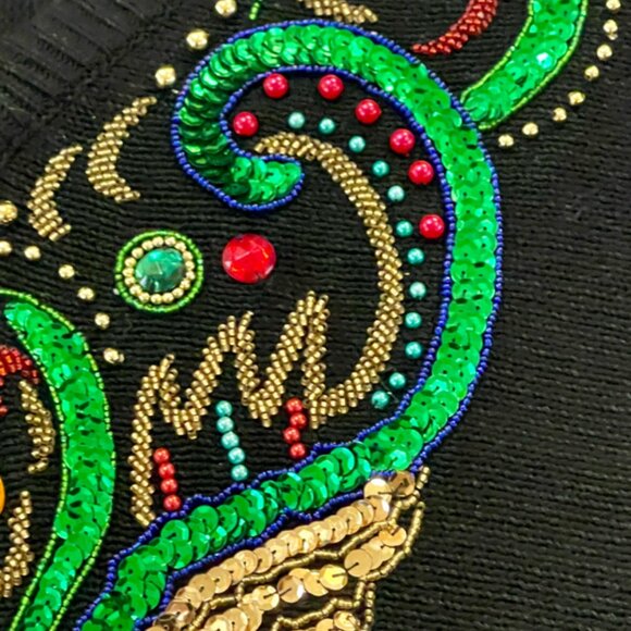 VINTAGE DIANA MARCO Sequined SWEATER - Picture 15 of 16